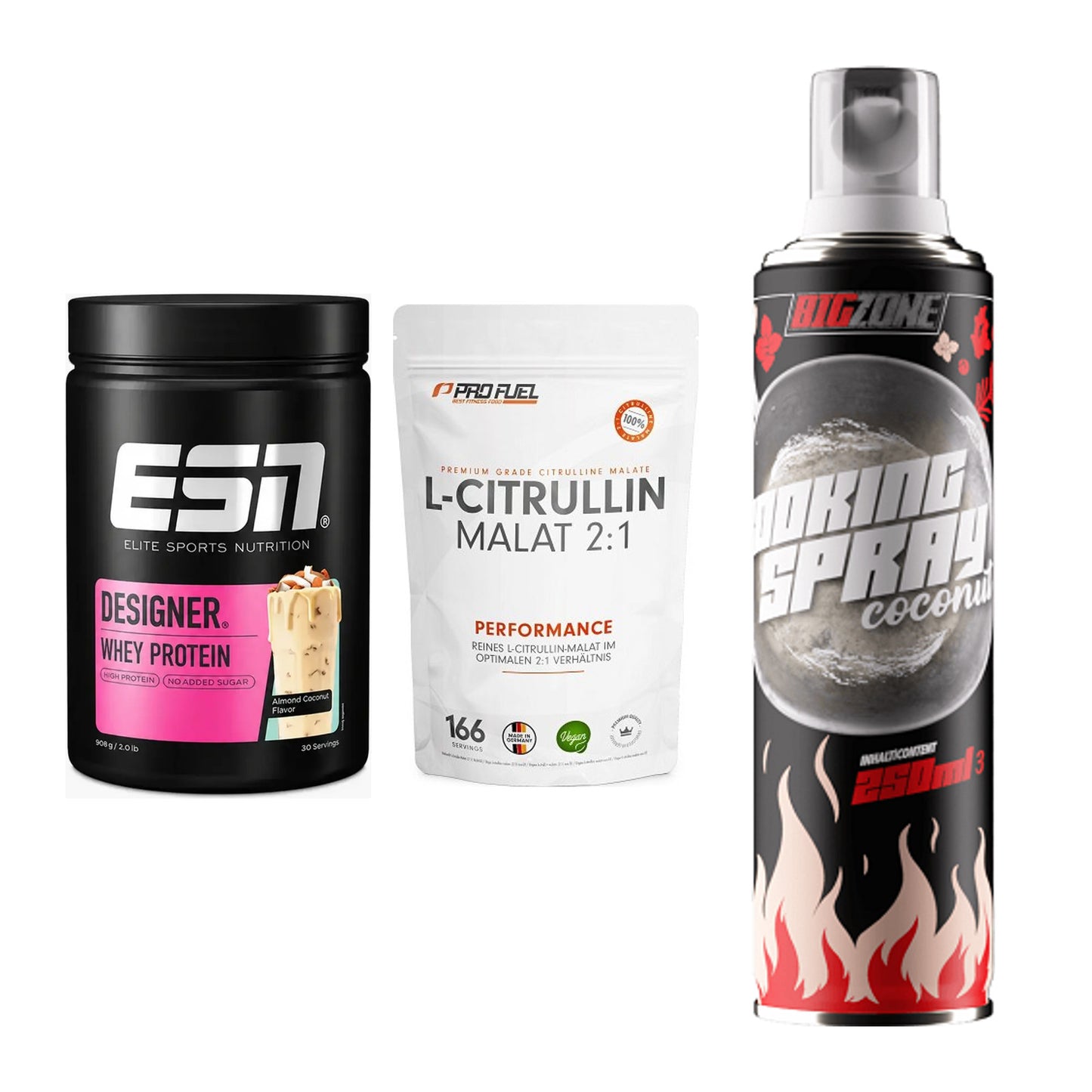 Definitionsphase-Set: ESN Designer + ProFuel L-Citr + Big Zone – alle enthaltenen Artikel
