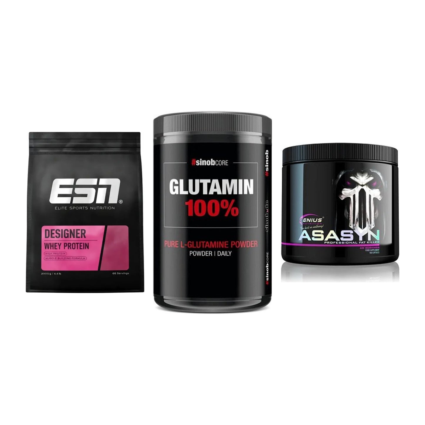 Definitionsphase-Set: ESN Designer + Sinob Core + Genius Nutriti – alle enthaltenen Artikel