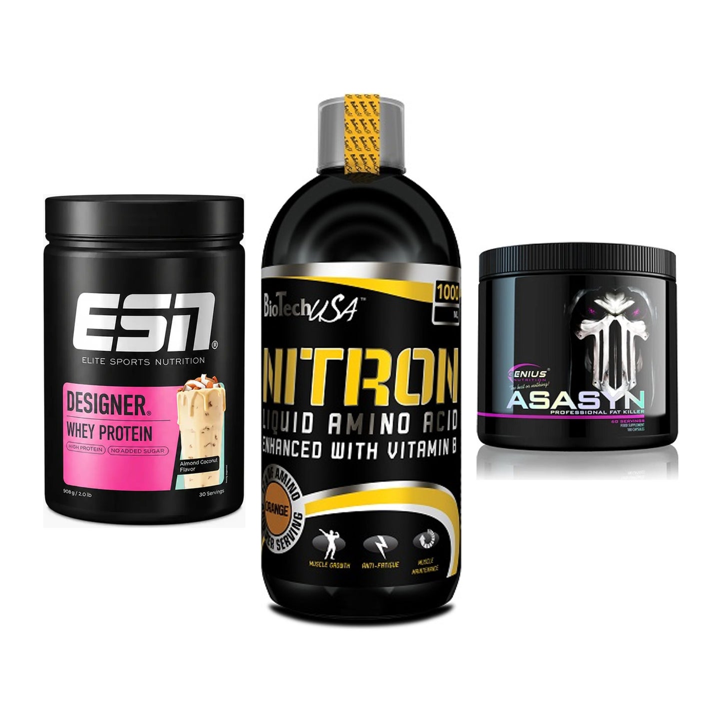 Definitionsphase-Set: ESN Designer + BioTech Liquid + Genius Nutriti – alle enthaltenen Artikel