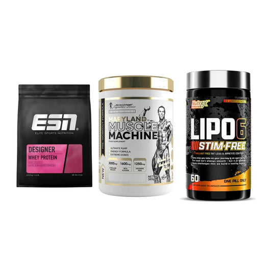 Definitionsphase-Set: ESN Designer + Kevin Levrone + Nutrex Lipo 6 – alle enthaltenen Artikel