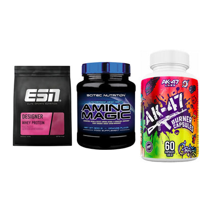 Definitionsphase-Set: ESN Designer + Scitec Amino + AK47 Labs – alle enthaltenen Artikel