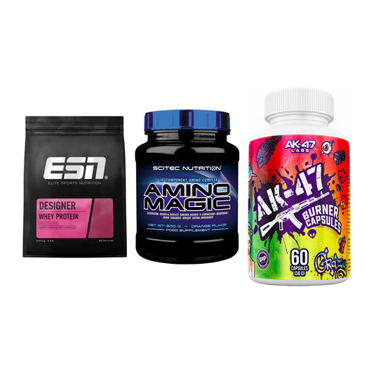 Definitionsphase-Set: ESN Designer + Scitec Amino + AK47 Labs – alle enthaltenen Artikel