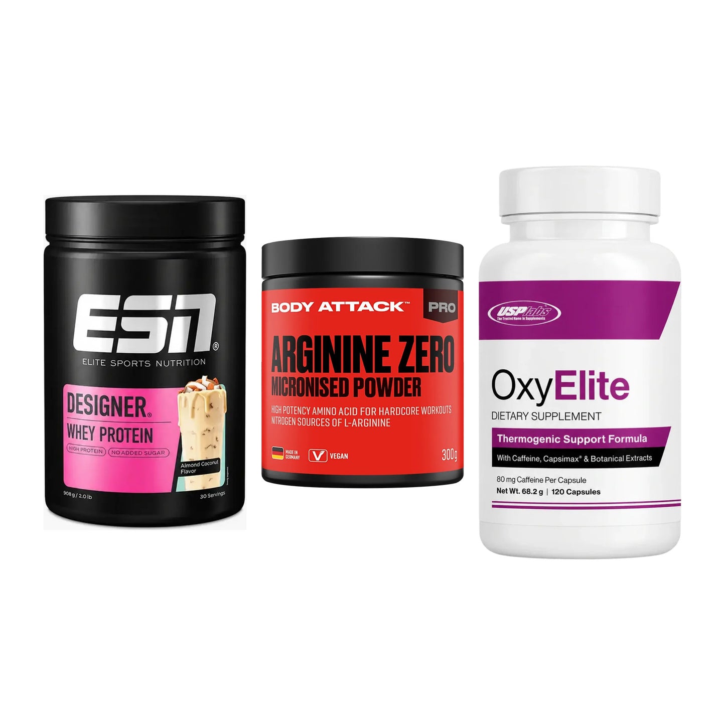 Definitionsphase-Set: ESN Designer + Body Attack + USP Labs – alle enthaltenen Artikel