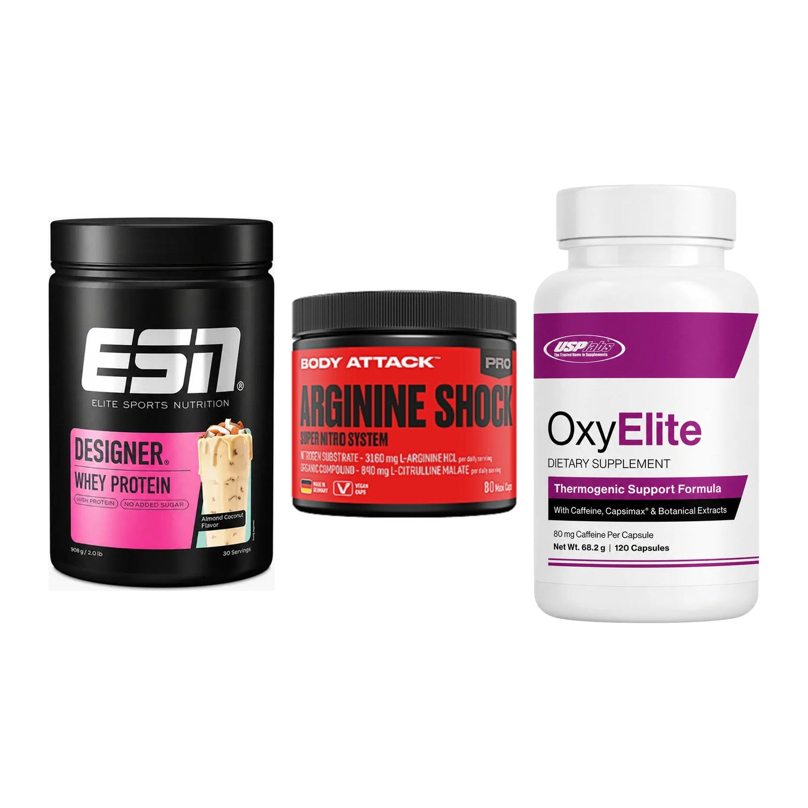 Definitionsphase-Set: ESN Designer + Body Attack + USP Labs – alle enthaltenen Artikel