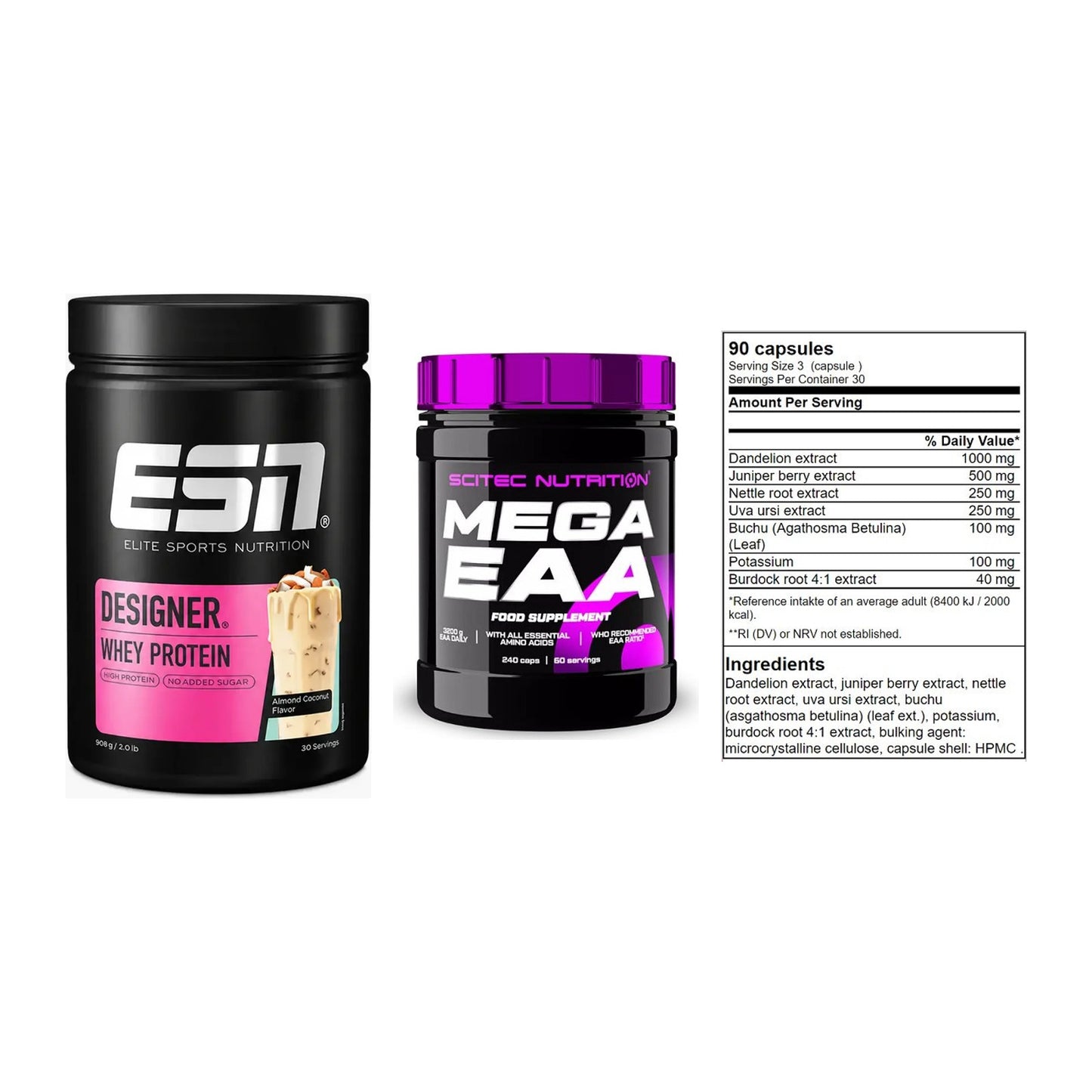 Definitionsphase-Set: ESN Designer + Scitec Mega + GN Shred Cuts – alle enthaltenen Artikel