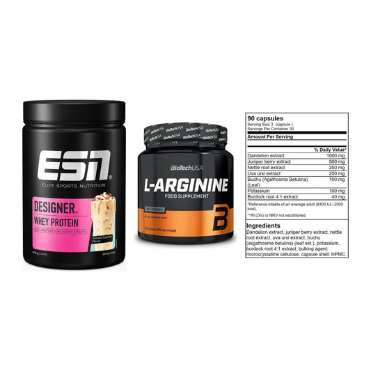 Definitionsphase-Set: ESN Designer + BioTech L-Argi + GN Shred Cuts – alle enthaltenen Artikel