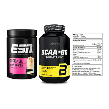 Definitionsphase-Set: ESN Designer + BioTech BCAA+B + GN Shred Cuts – alle enthaltenen Artikel