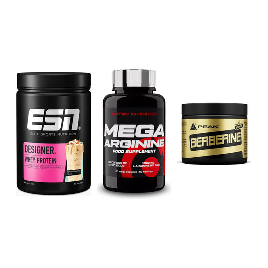 Definitionsphase-Set: ESN Designer + Scitec Mega + Peak Berberine – alle enthaltenen Artikel