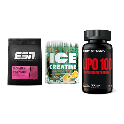 Definitionsphase-Set: ESN Designer + FA Nutrition + Body Attack – alle enthaltenen Artikel
