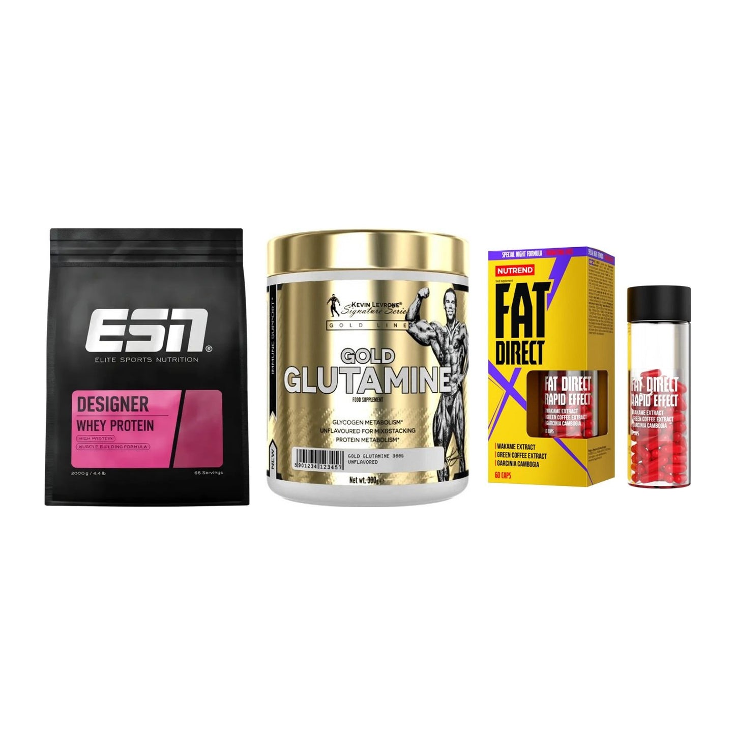 Definitionsphase-Set: ESN Designer + Kevin Levrone + Nutrend Fat – alle enthaltenen Artikel