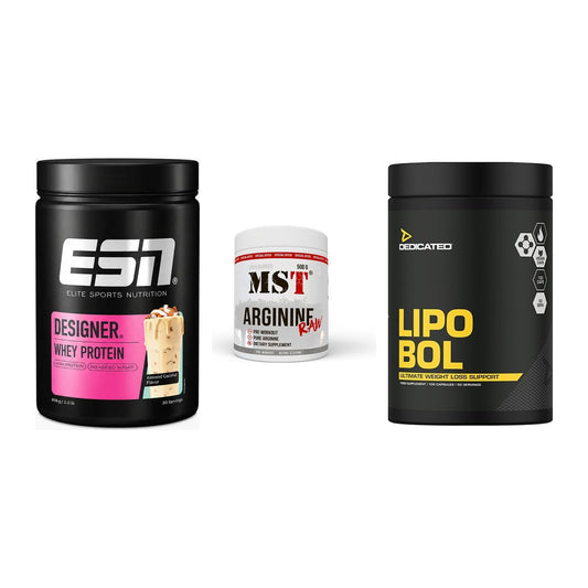Definitionsphase-Set: ESN Designer + MST Arginine + Dedicated – alle enthaltenen Artikel