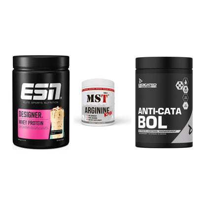 Definitionsphase-Set: ESN Designer + MST Arginine + Dedicated – alle enthaltenen Artikel