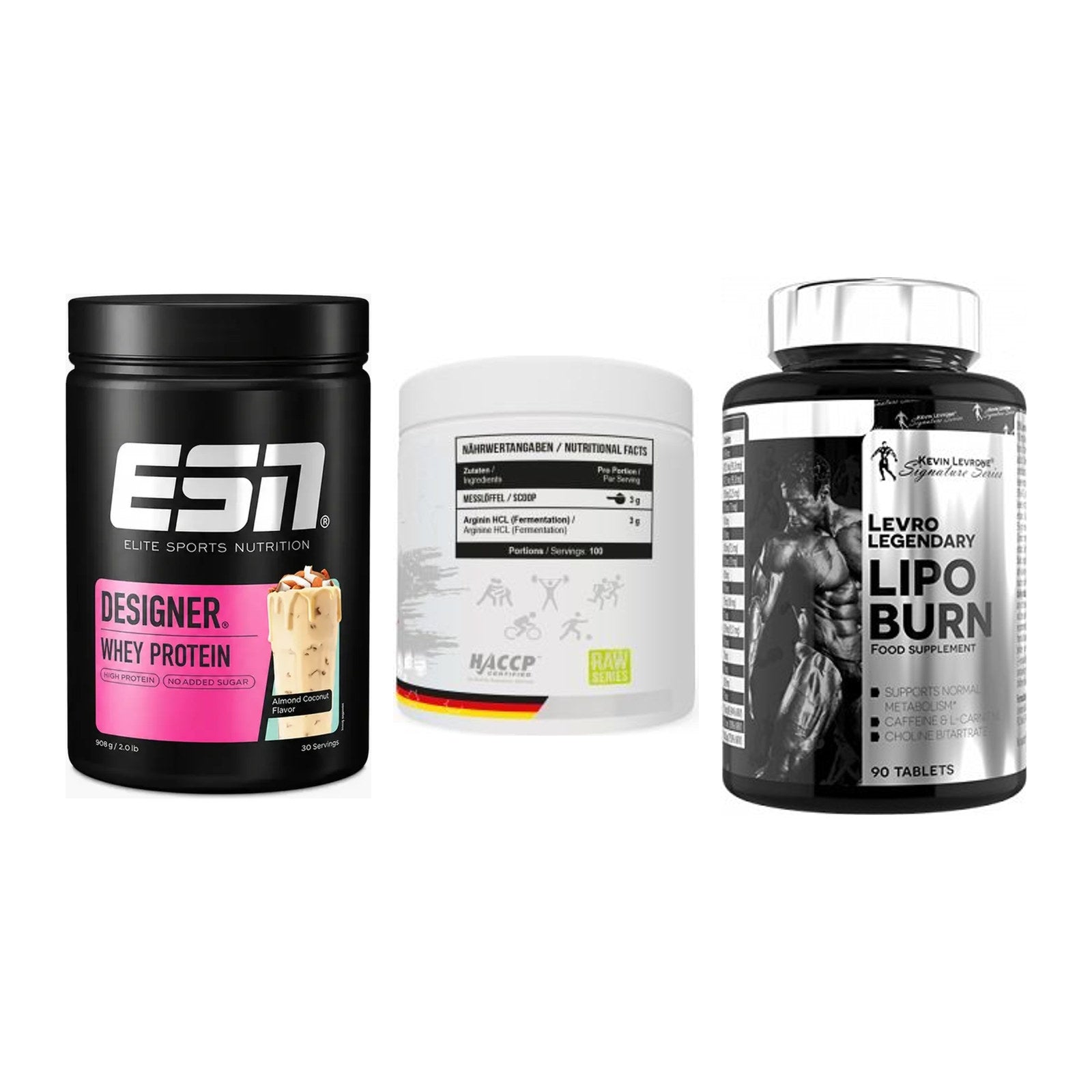 Definitionsphase-Set: ESN Designer + MST Arginine + Kevin Levrone – alle enthaltenen Artikel