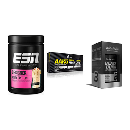 Definitionsphase-Set: ESN Designer + Olimp AAKG + BioTech Black – alle enthaltenen Artikel