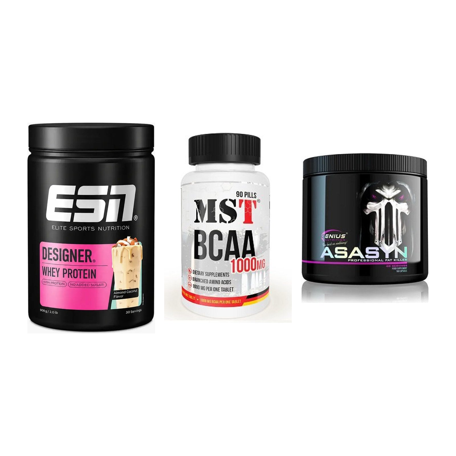 Definitionsphase-Set: ESN Designer + MST BCAA 1000 + Genius Nutriti – alle enthaltenen Artikel