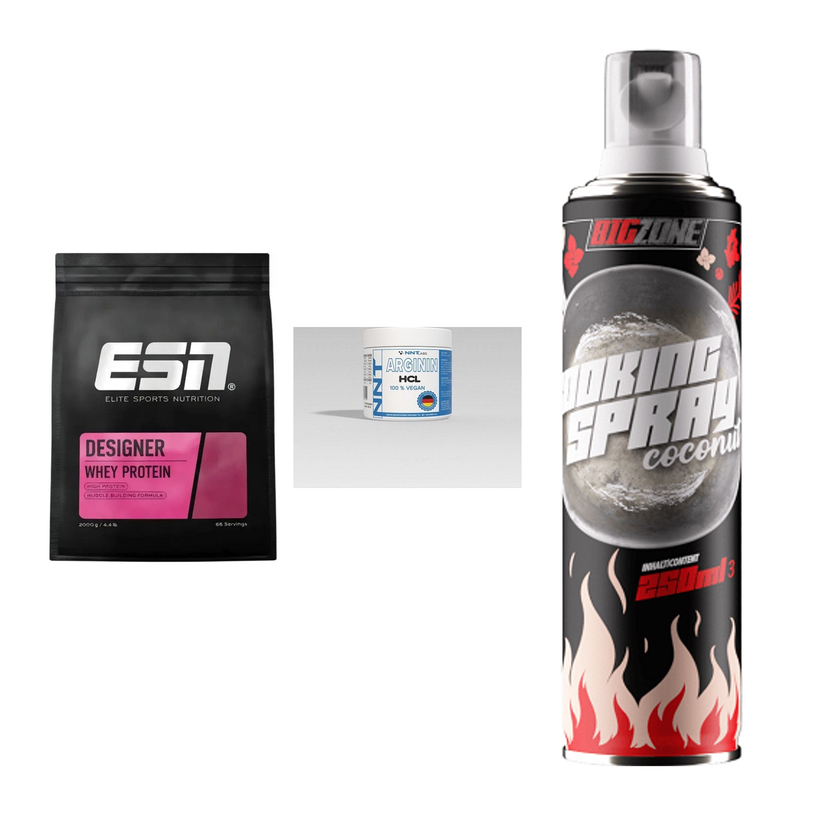 Definitionsphase-Set: ESN Designer + NNT Arginin + Big Zone – alle enthaltenen Artikel
