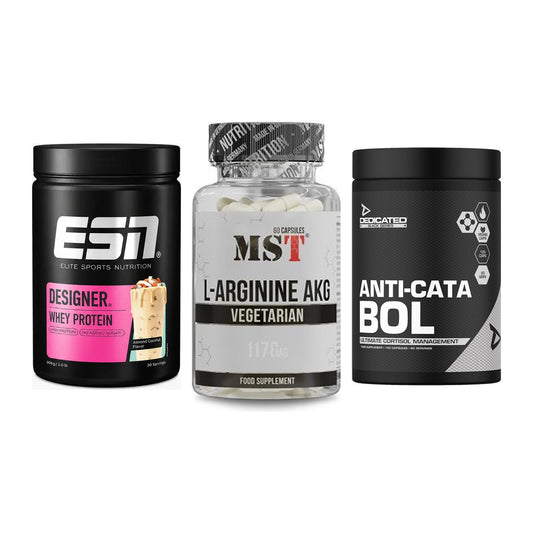 Definitionsphase-Set: ESN Designer + MST Arginin + Dedicated – alle enthaltenen Artikel