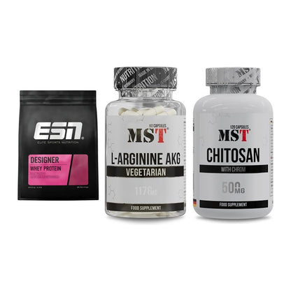 Definitionsphase-Set: ESN Designer + MST Arginin + MST Chitosan – alle enthaltenen Artikel