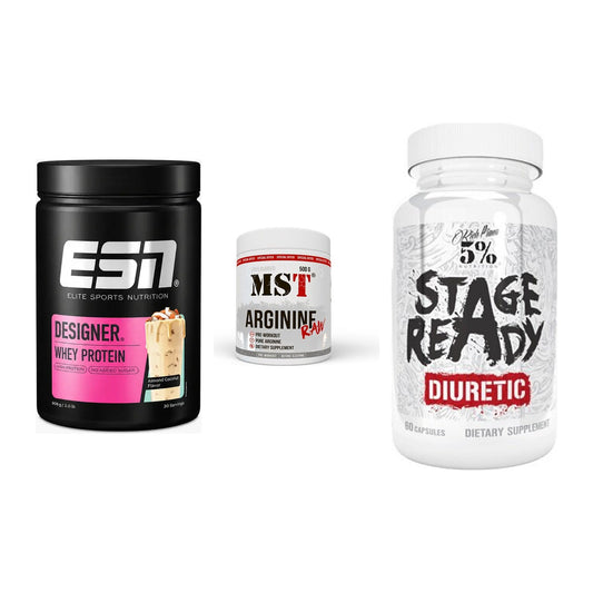 Definitionsphase-Set: ESN Designer + MST Arginine + 5% Nutrition – alle enthaltenen Artikel