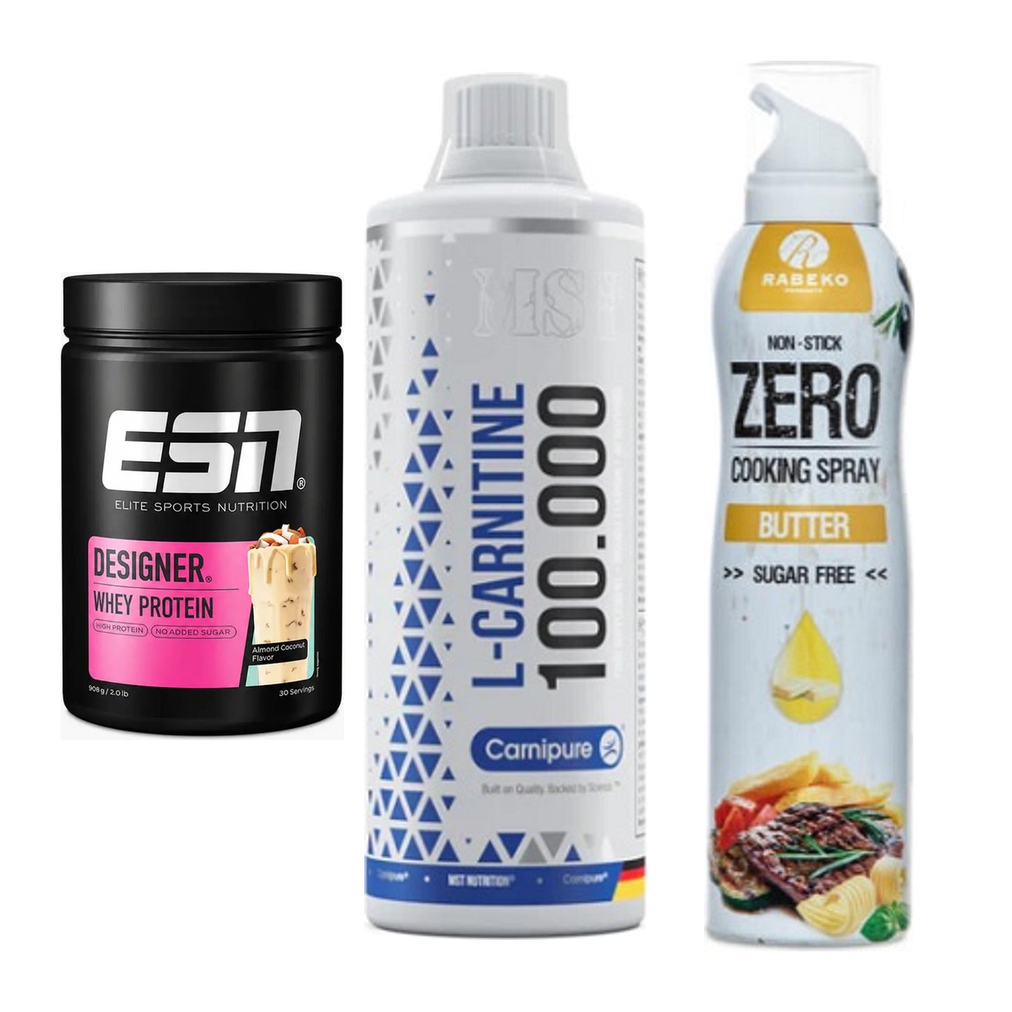 Definitionsphase-Set: ESN Designer + MST L-Carnitin + Rabeko Zero – alle enthaltenen Artikel
