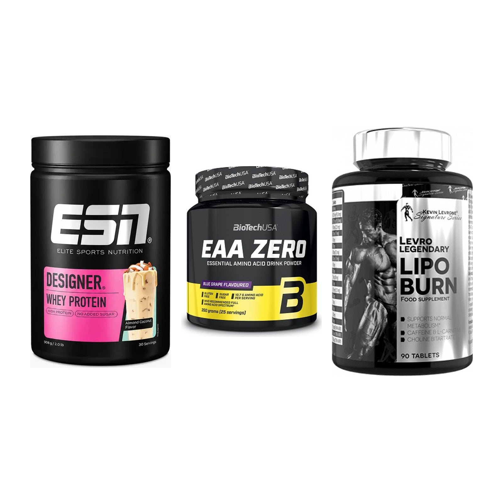 Definitionsphase-Set: ESN Designer + BioTech EAA + Kevin Levrone – alle enthaltenen Artikel