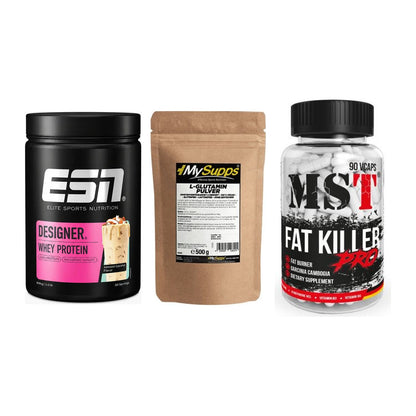 Definitionsphase-Set: ESN Designer + MySupps Glutam + MST Fat Killer – alle enthaltenen Artikel