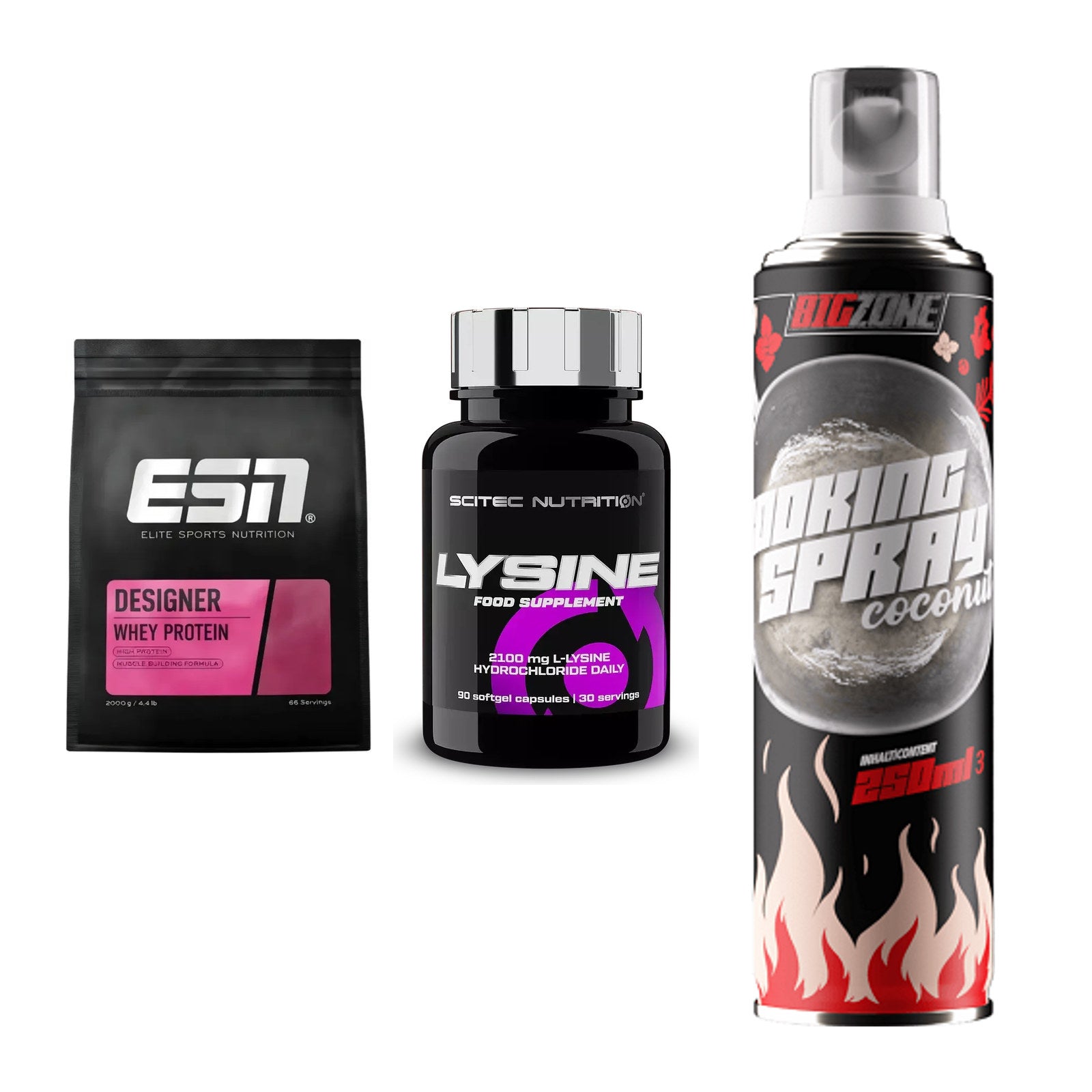 Definitionsphase-Set: ESN Designer + Scitec Lysine + Big Zone – alle enthaltenen Artikel