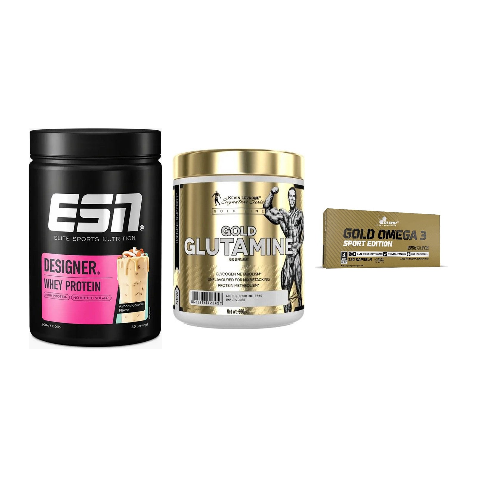 Definitionsphase-Set: ESN Designer + Kevin Levrone + Olimp Omega 3 – alle enthaltenen Artikel
