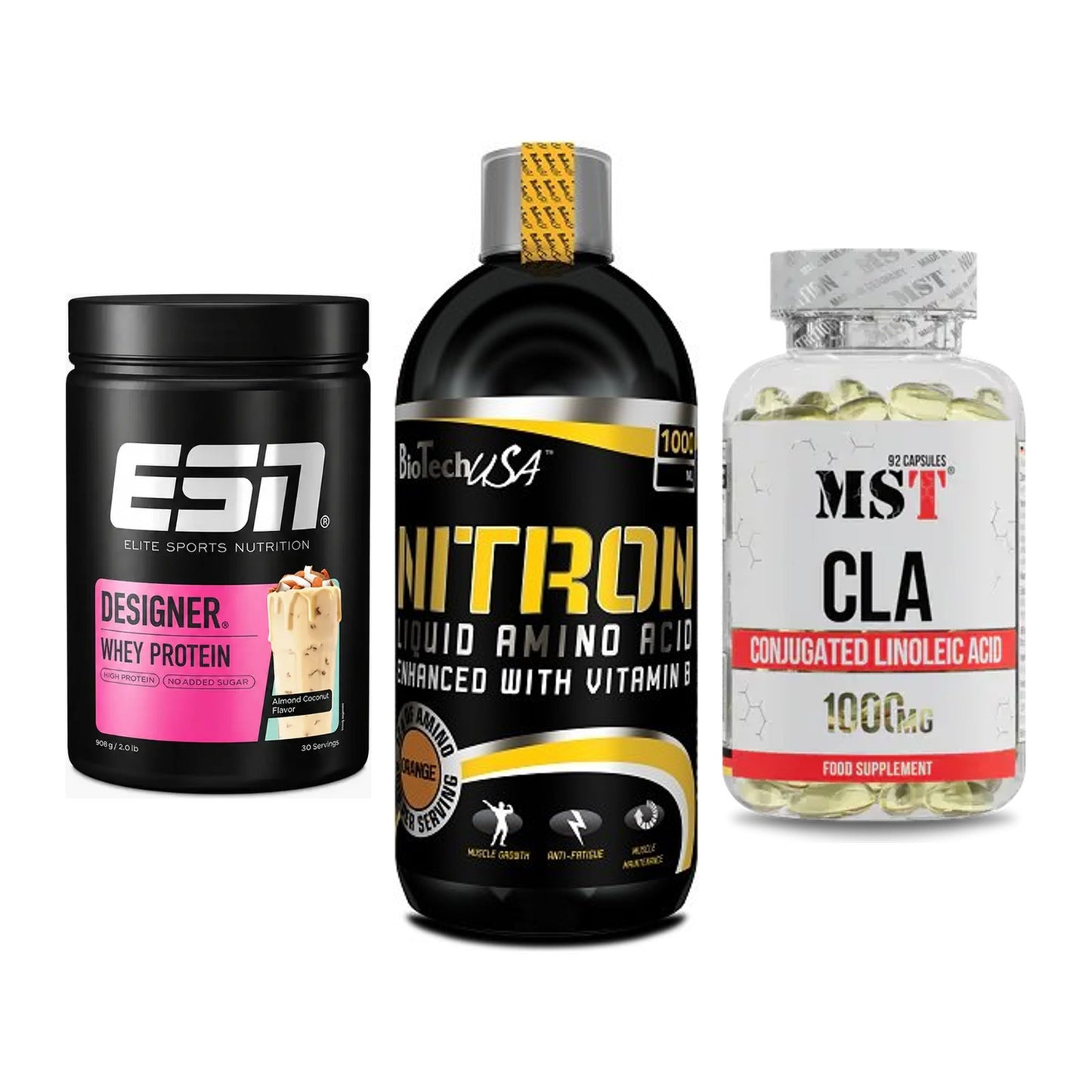 Definitionsphase-Set: ESN Designer + BioTech Liquid + MST CLA 1000mg – alle enthaltenen Artikel