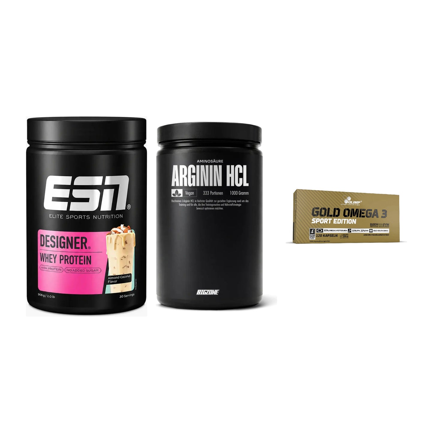 Definitionsphase-Set: ESN Designer + Big Zone + Olimp Omega 3 – alle enthaltenen Artikel
