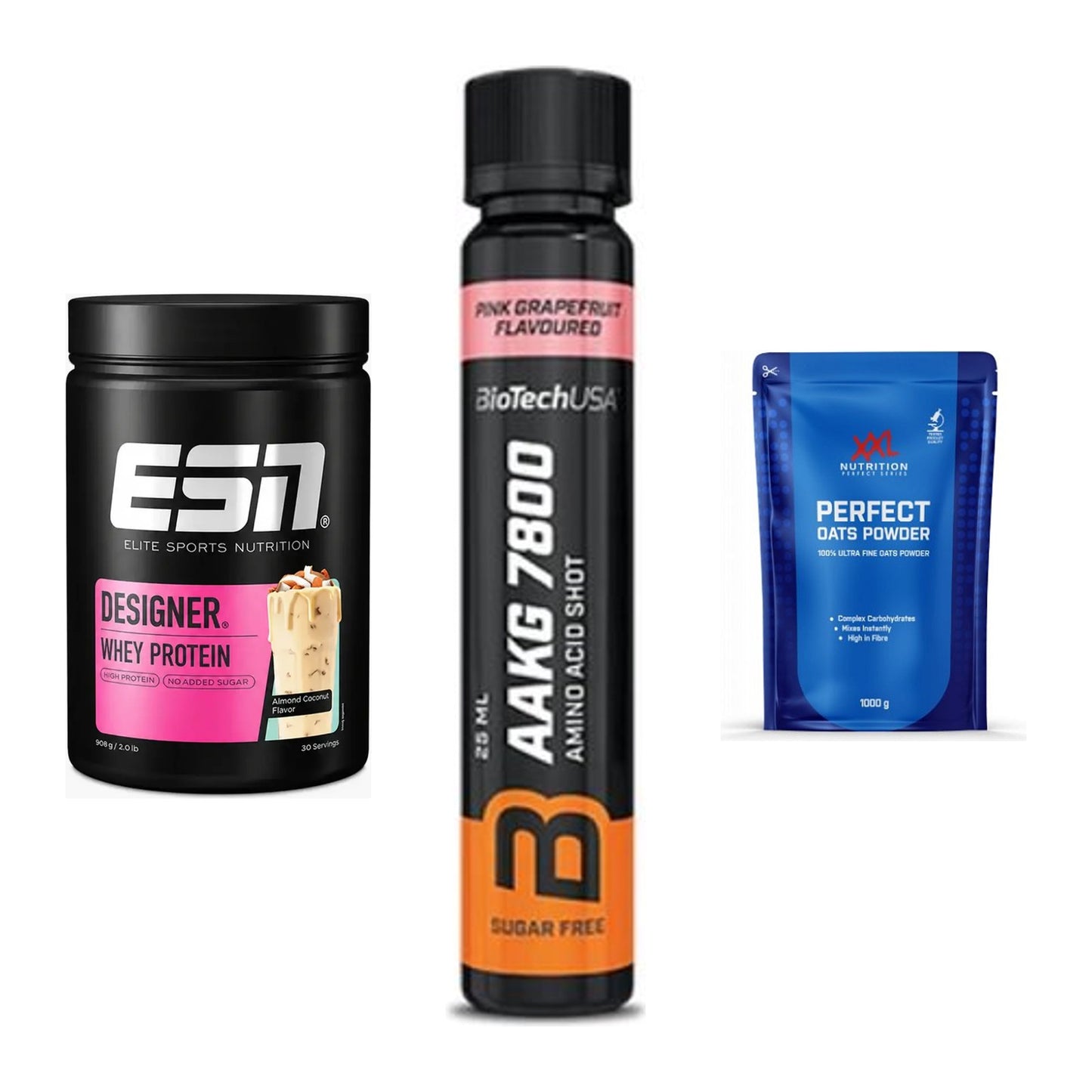 Definitionsphase-Set: ESN Designer + BioTech AAKG + XXL Nutrition – alle enthaltenen Artikel