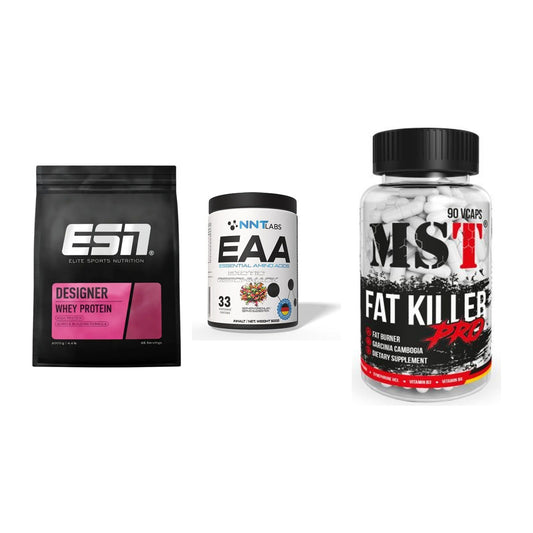 Definitionsphase-Set: ESN Designer Whey + NNT EAA + MST Fat Killer – alle enthaltenen Artikel