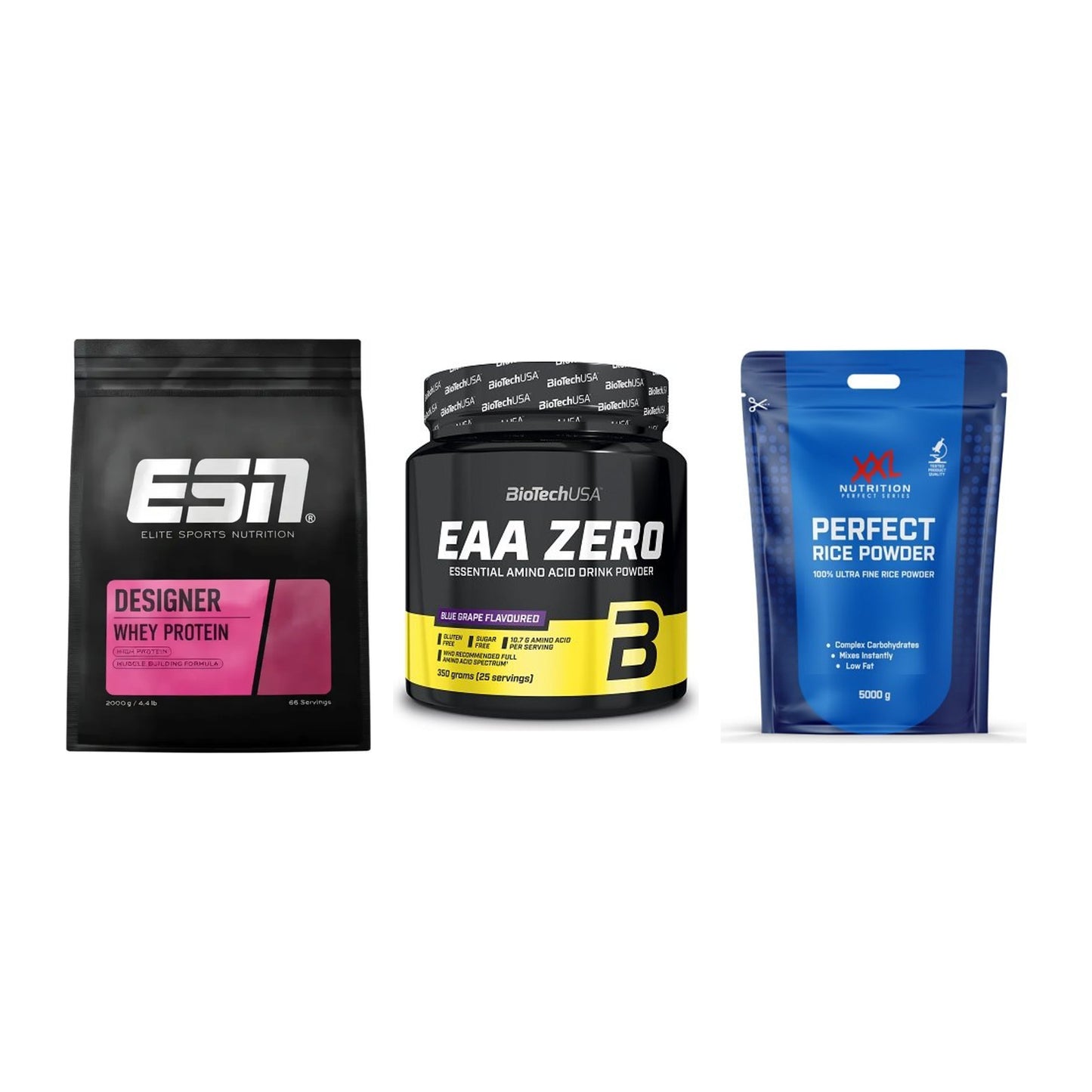 Definitionsphase-Set: ESN Designer + BioTech EAA + XXL Nutrition – alle enthaltenen Artikel