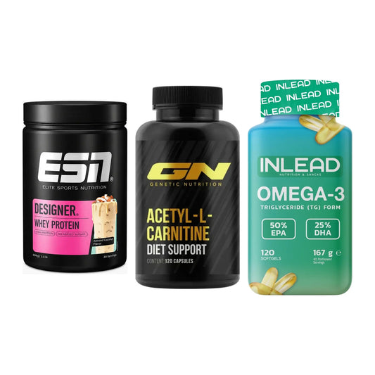Definitionsphase-Set: ESN Designer + GN Acetyl + INLEAD Omega-3 – alle enthaltenen Artikel