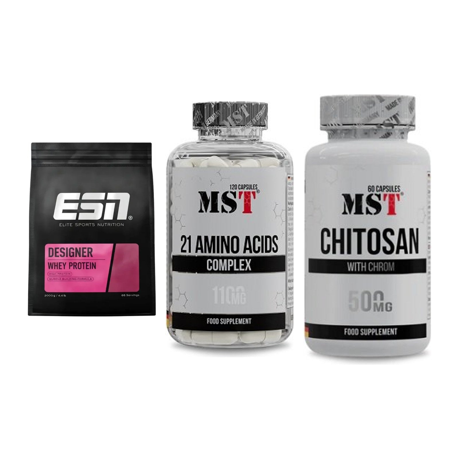 Definitionsphase-Set: ESN Designer + MST 21 Amino + MST Chitosan – alle enthaltenen Artikel