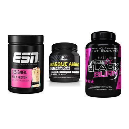 Definitionsphase-Set: ESN Designer + Olimp Anabolic + Stacker2 Black – alle enthaltenen Artikel