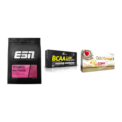 Definitionsphase-Set: ESN Designer + Olimp BCAA + Olimp Omega 3 – alle enthaltenen Artikel