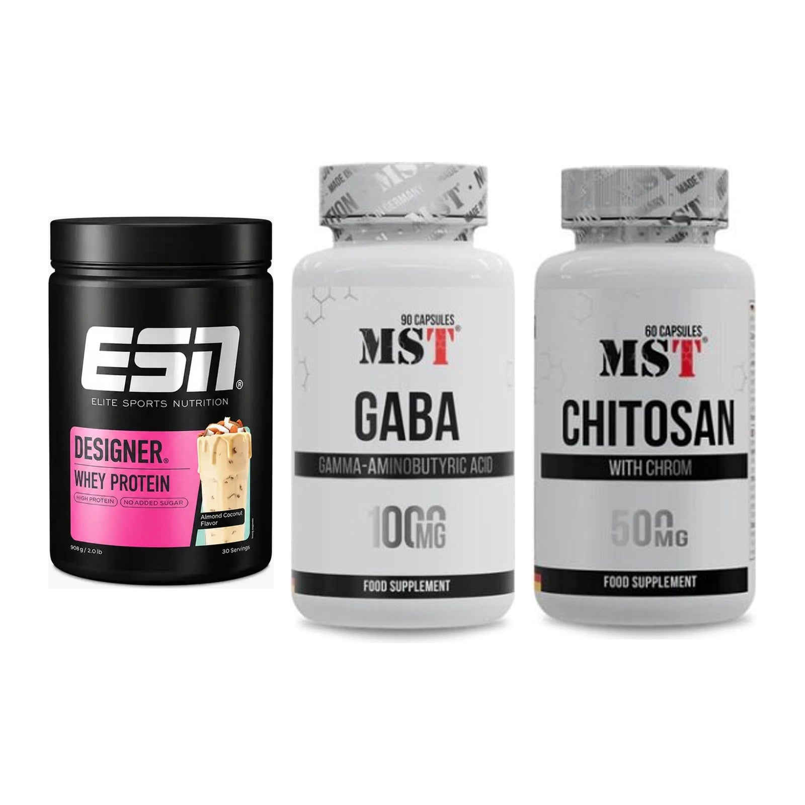 Definitionsphase-Set: ESN Designer + MST GABA + MST Chitosan – alle enthaltenen Artikel
