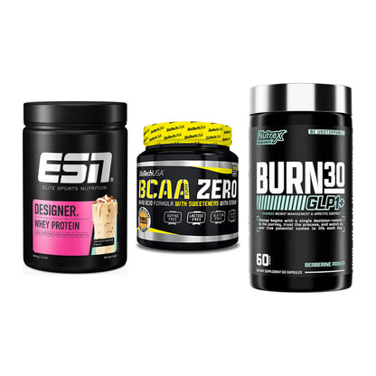 Definitionsphase-Set: ESN Designer + BioTech BCAA + Nutrex Burn 30 – alle enthaltenen Artikel