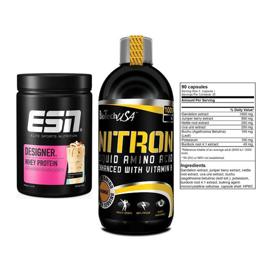 Definitionsphase-Set: ESN Designer + BioTech Liquid + GN Shred Cuts – alle enthaltenen Artikel