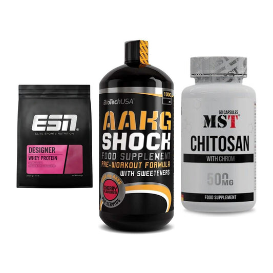 Definitionsphase-Set: ESN Designer + BioTech AAKG + MST Chitosan – alle enthaltenen Artikel