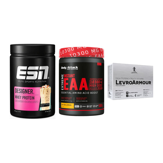 Definitionsphase-Set: ESN Designer + Body Attack + Kevin Levrone – alle enthaltenen Artikel
