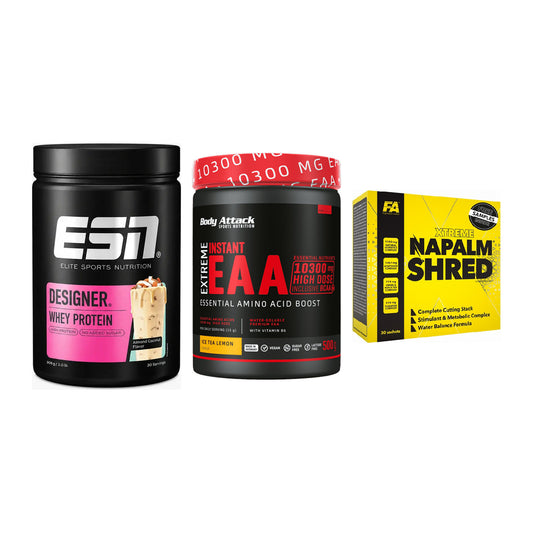 Definitionsphase-Set: ESN Designer + Body Attack + FA Nutrition – alle enthaltenen Artikel