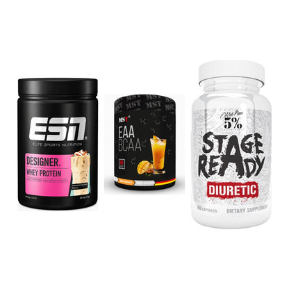 Definitionsphase-Set: ESN Designer + MST EAA & BCAA + 5% Nutrition – alle enthaltenen Artikel