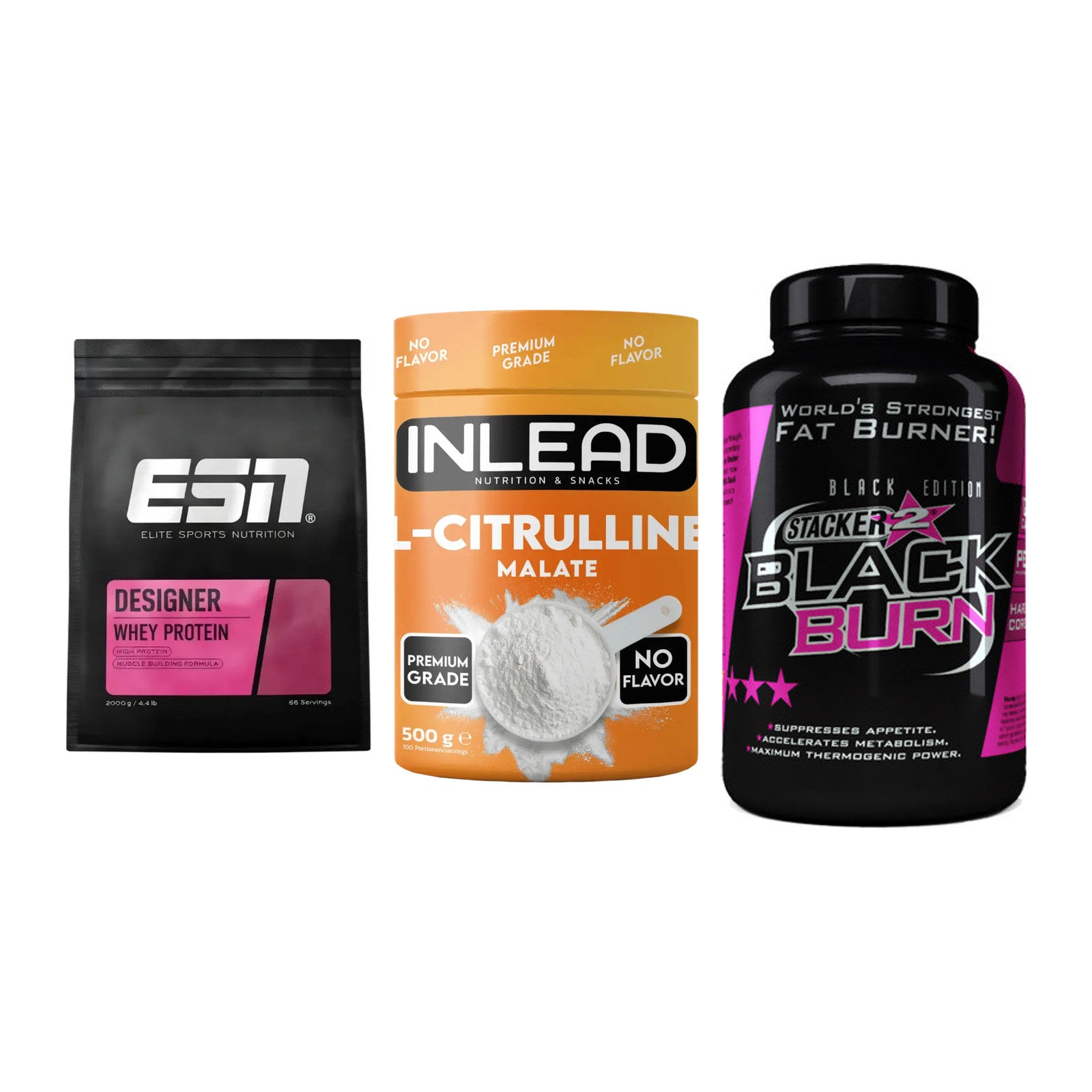 Definitionsphase-Set: ESN Designer + INLEAD L-Citru + Stacker2 Black – alle enthaltenen Artikel