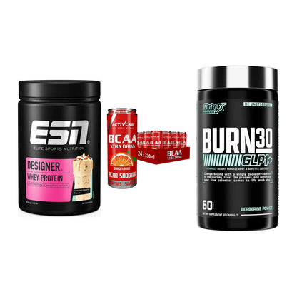 Definitionsphase-Set: ESN Designer + Activlab BCAA + Nutrex Burn 30 – alle enthaltenen Artikel