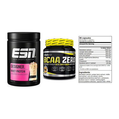Definitionsphase-Set: ESN Designer + BioTech BCAA + GN Shred Cuts – alle enthaltenen Artikel