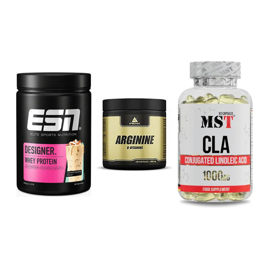 Definitionsphase-Set: ESN Designer + Peak Arginin + MST CLA 1000mg – alle enthaltenen Artikel