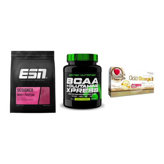 Definitionsphase-Set: ESN Designer + Scitec BCAA + Olimp Omega 3 – alle enthaltenen Artikel