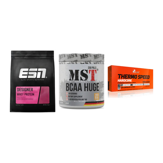 Definitionsphase-Set: ESN Designer + MST BCAA Huge + Olimp Thermo – alle enthaltenen Artikel